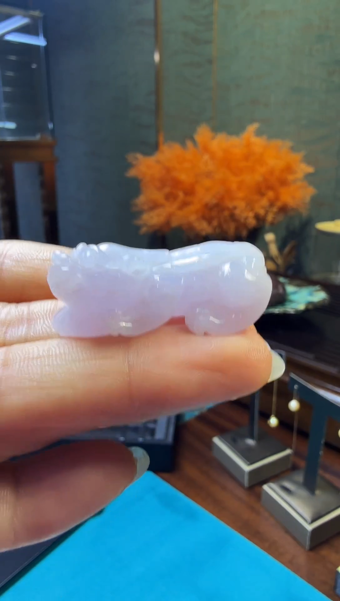 【闪购商品】翡翠颈饰未镶嵌翡翠紫貔貅