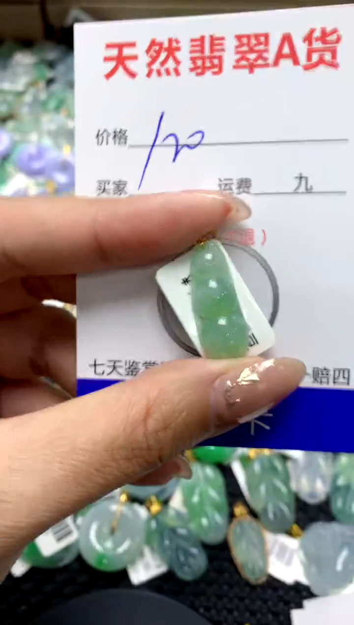 【闪购商品】翡翠颈饰18K金镶嵌111111111