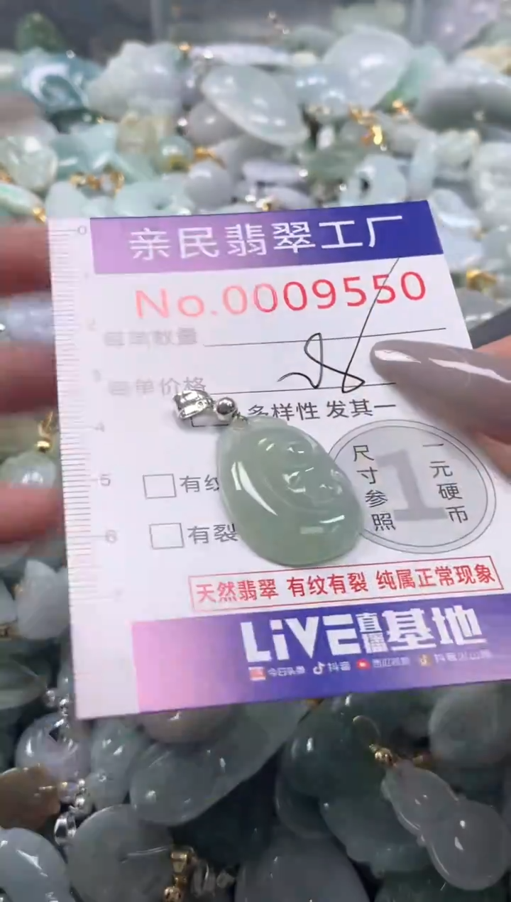 颈饰未镶嵌翡翠9550