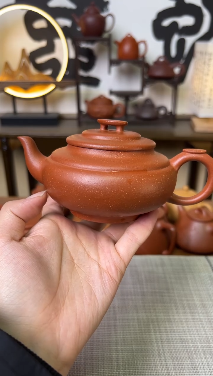 【闪购商品】段泥茶壶红降坡上新桥紫砂壶微瑕