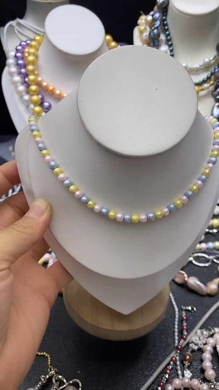 颈饰未镶嵌淡水珍珠多人