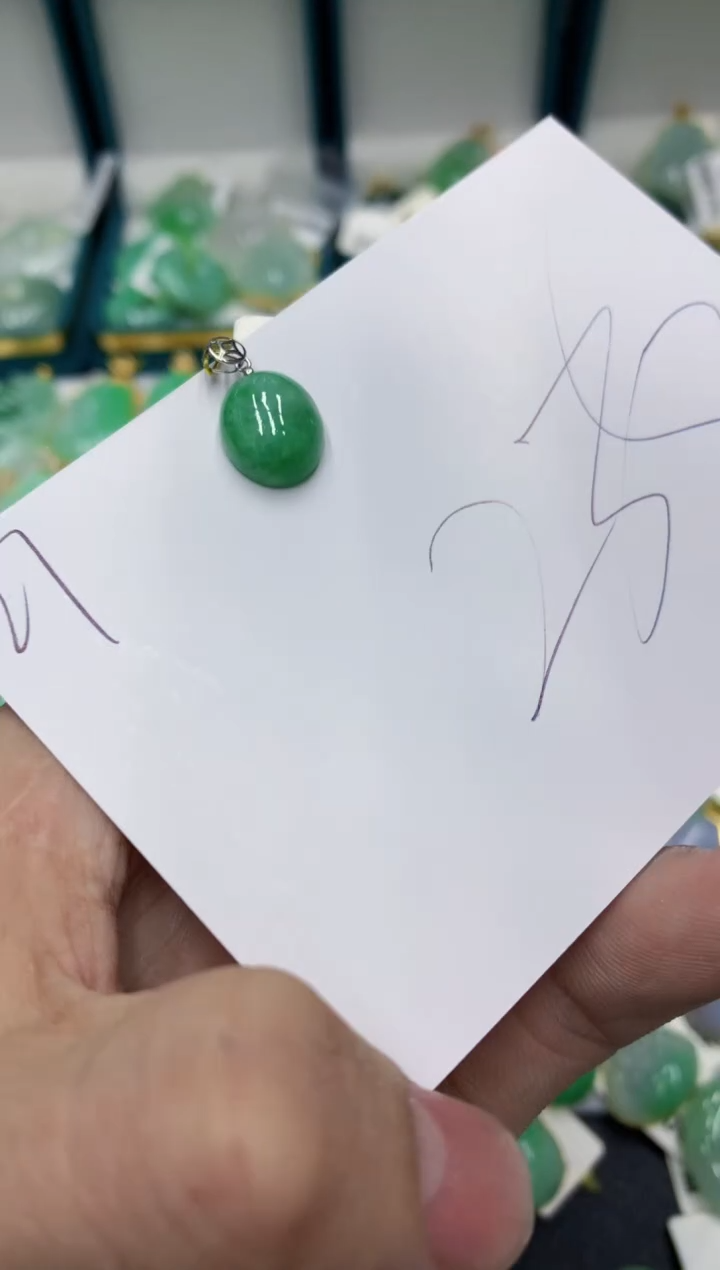 【闪购商品】翡翠颈饰18K金镶嵌号链接111111