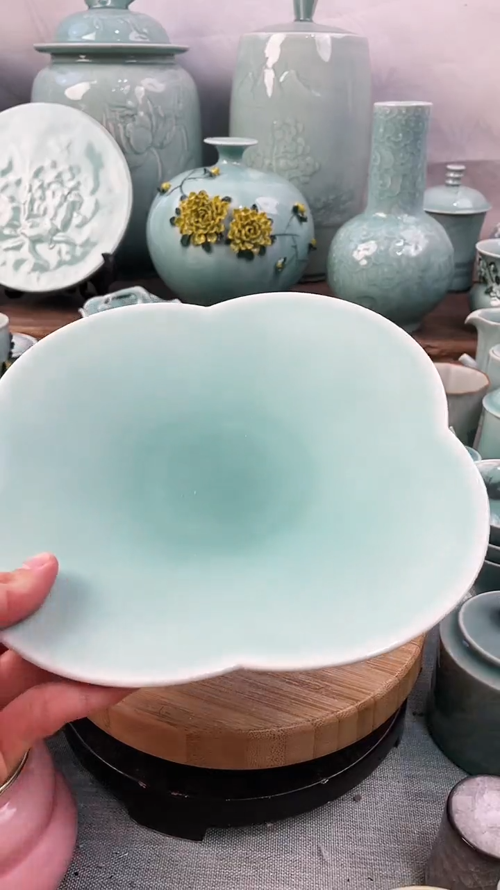 【闪购商品】特价 微瑕 慧仙青瓷