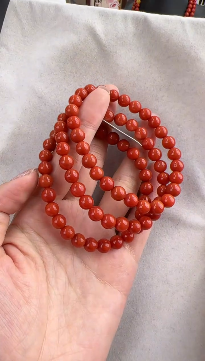【闪购商品】南红玛瑙手串未镶嵌10129101-手串 多样性发一条
