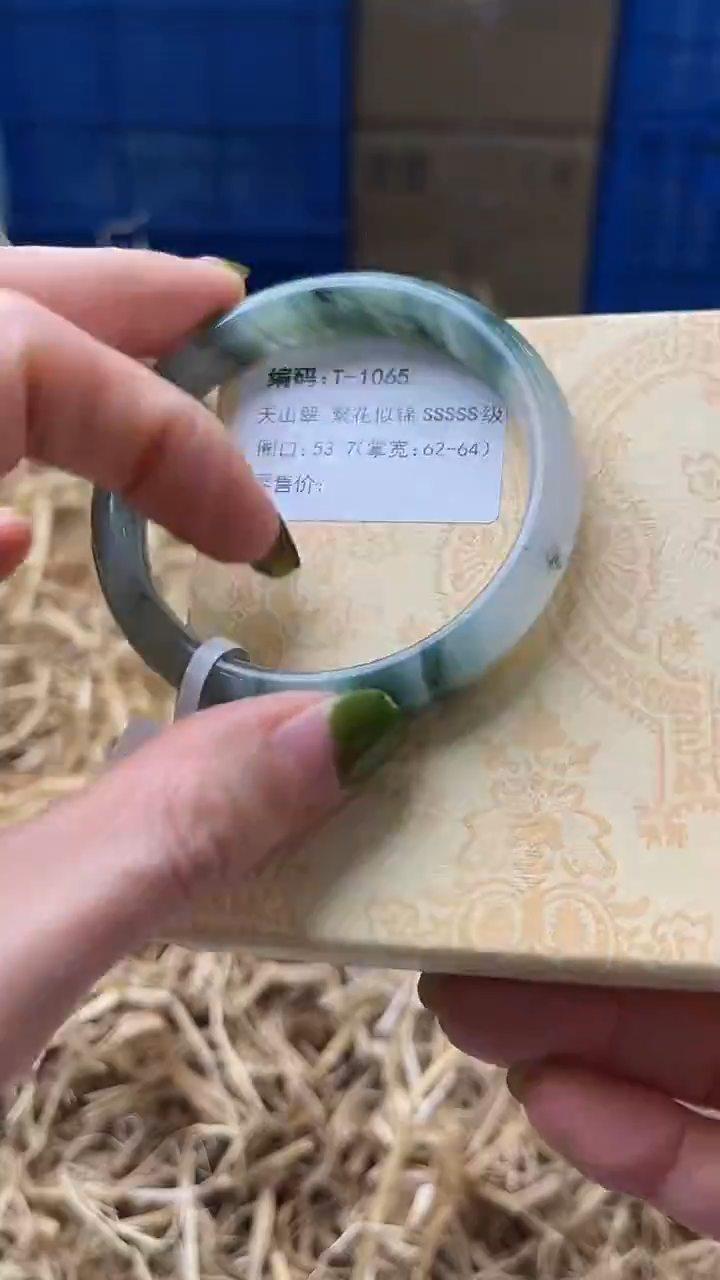 未镶嵌手镯石英质玉T-1065