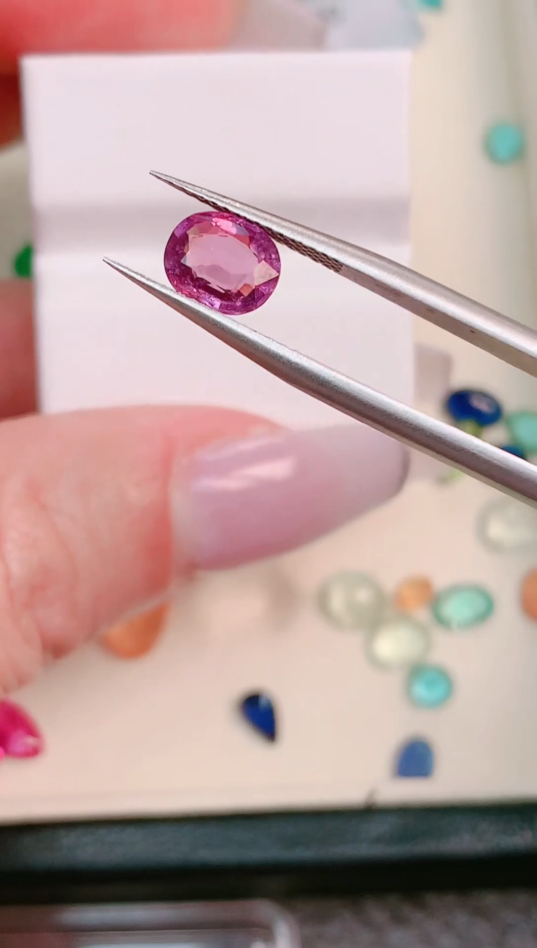 未镶嵌珠宝半成品碧玺卢比莱1.24ct