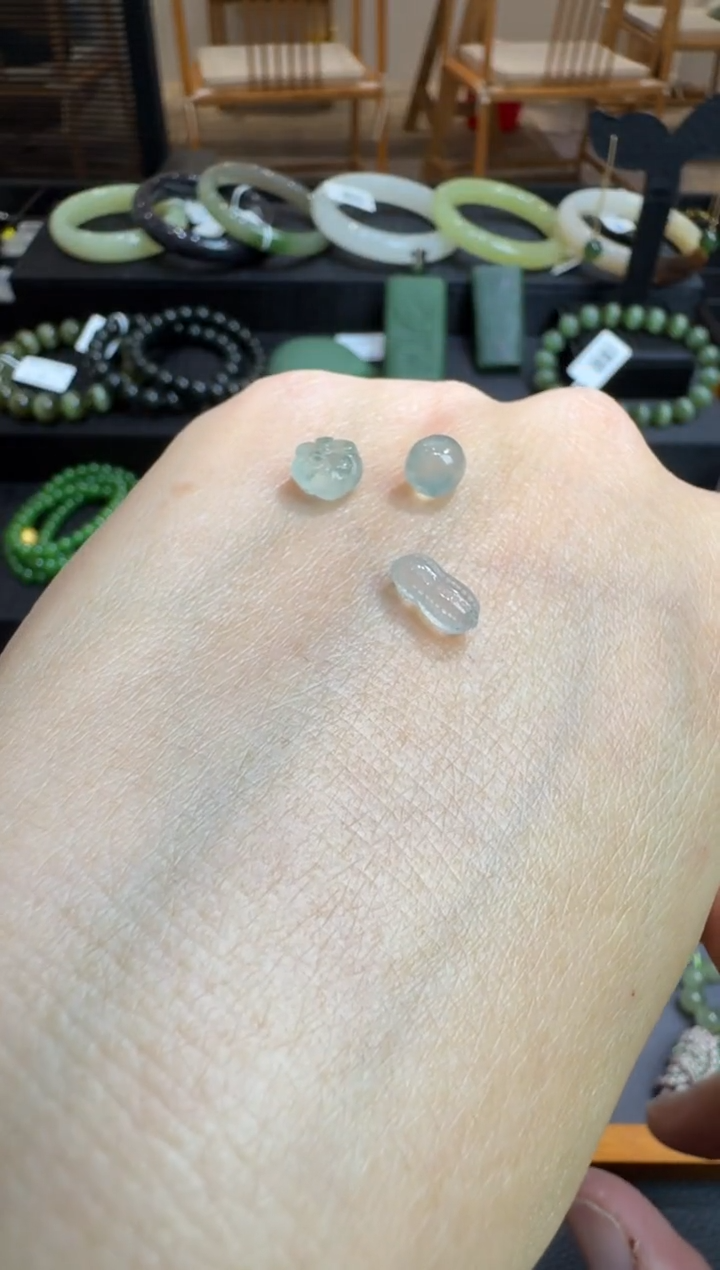未镶嵌散珠翡翠LZ 翡翠小滴溜