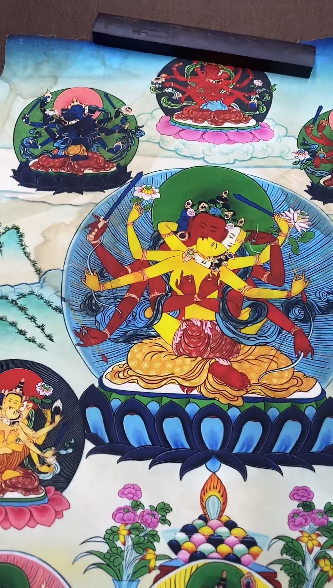 卷轴画精品挂饰 唐卡tk16104