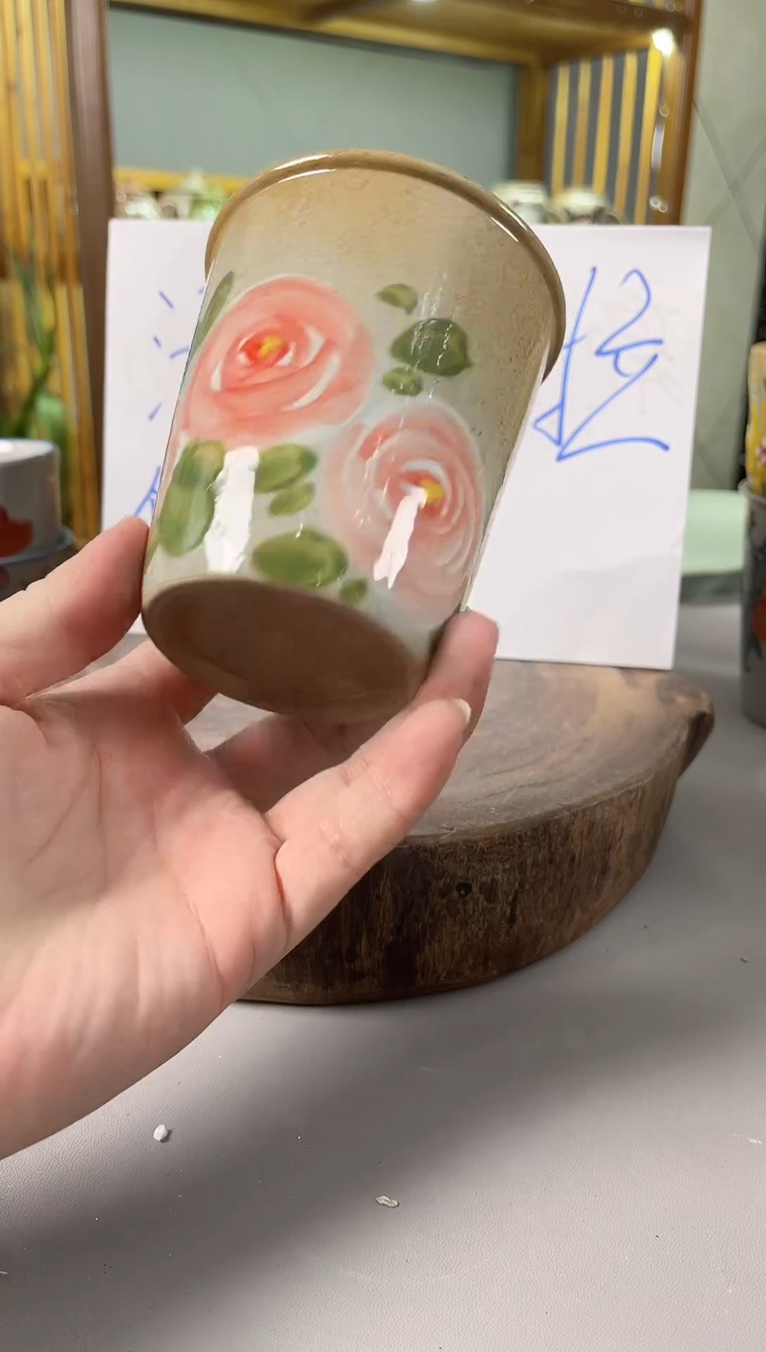 【闪购商品】瓷片景德镇手绘高温釉下彩