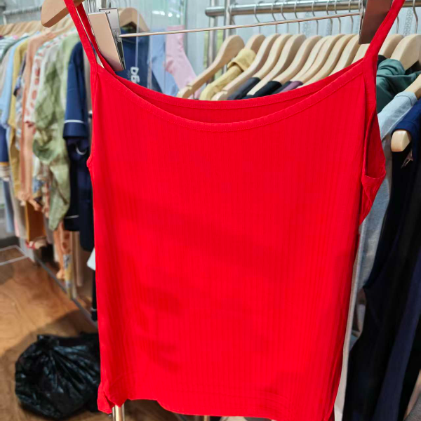 芊织艺大红吊带精品女士内衣