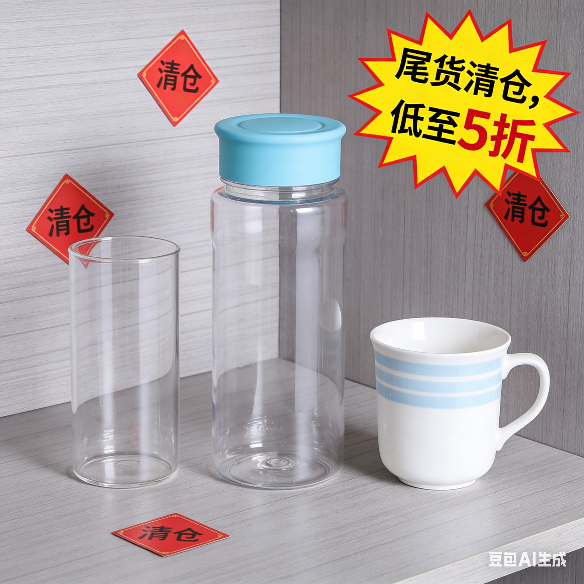 处理茶杯牛奶杯茶壶尾货