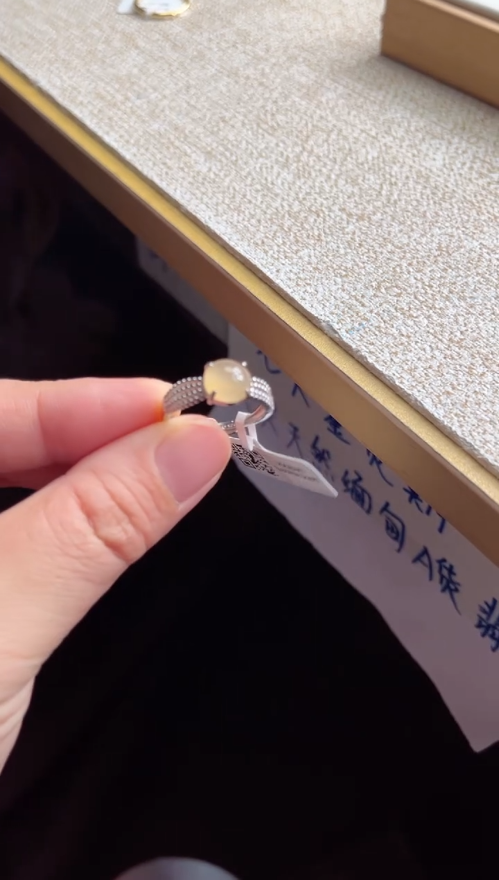 银S925镶嵌戒指翡翠11111