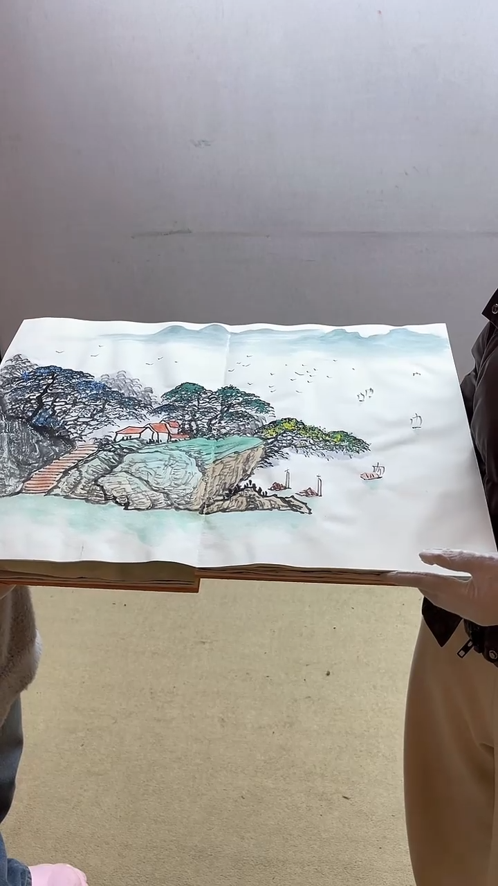 【闪购商品】国画张金专 册页作品