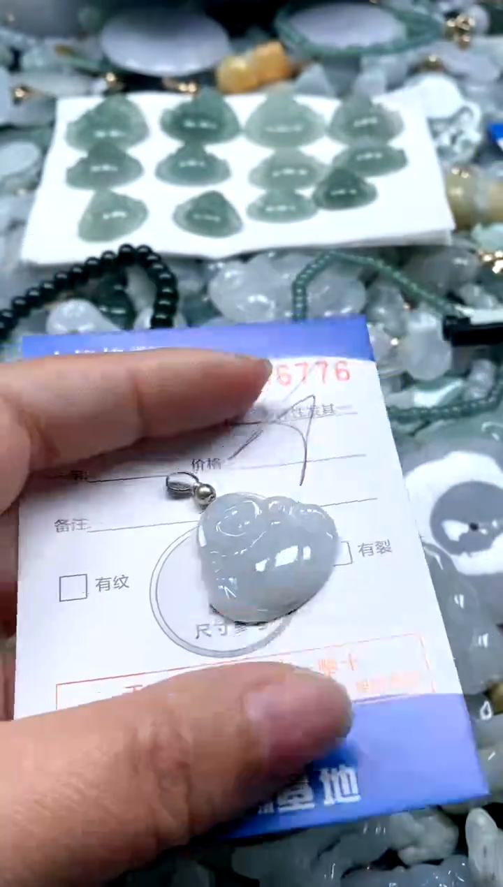 【闪购商品】翡翠颈饰未镶嵌闪购商品0196776