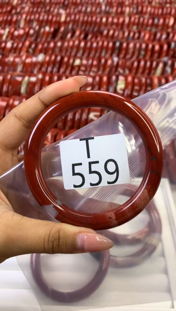 【闪购商品】碧石红碧石手镯未镶嵌559-61