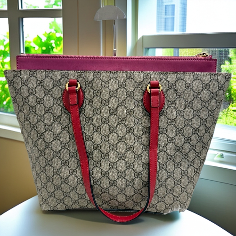 95新 GUCCI/古驰 Gucci经典tote 手提 单肩包005929