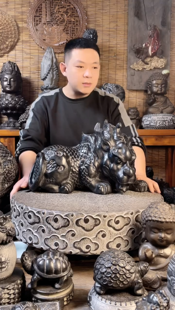 【闪购商品】52貔貅天然青石雕刻