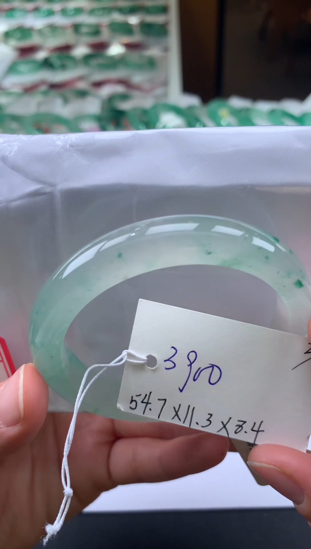 【闪购商品】石英质玉手镯未镶嵌天然玉石非洲翠手镯