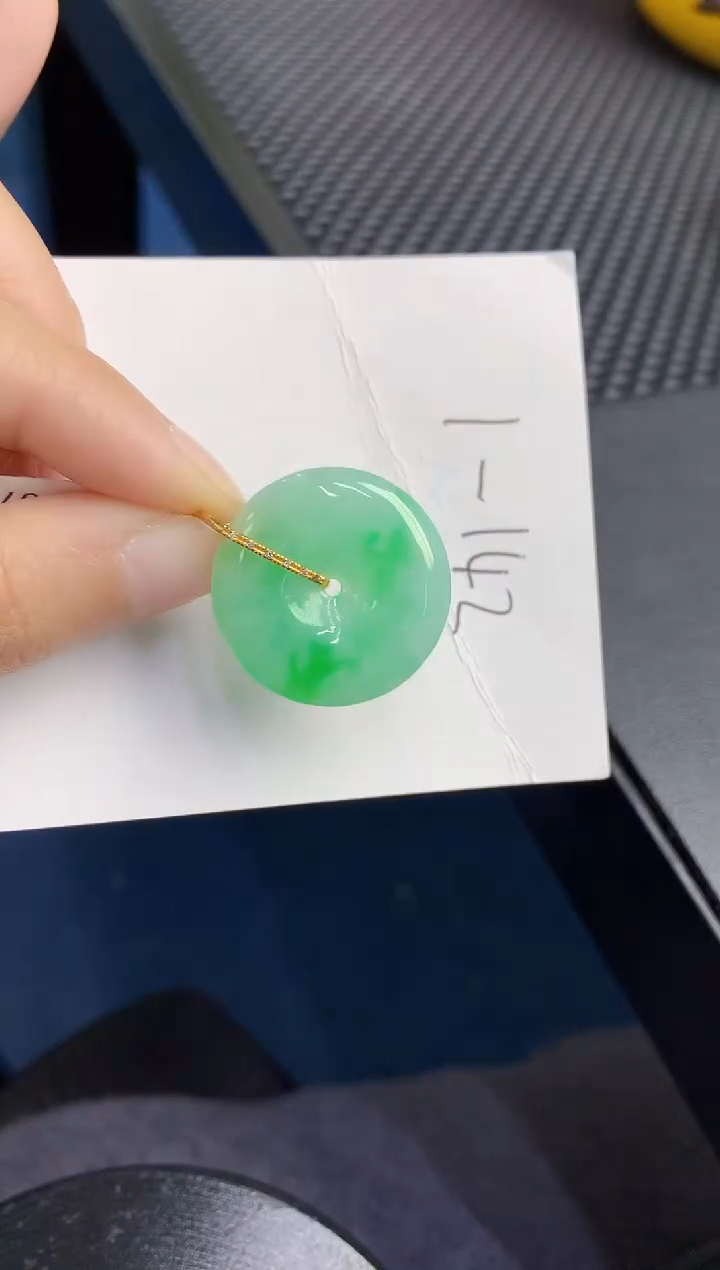 【闪购商品】翡翠颈饰18K金镶嵌000000000