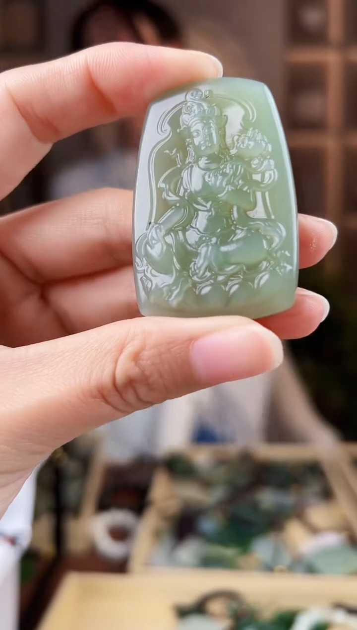 颈饰未镶嵌和田玉拍一发一，多样性发货