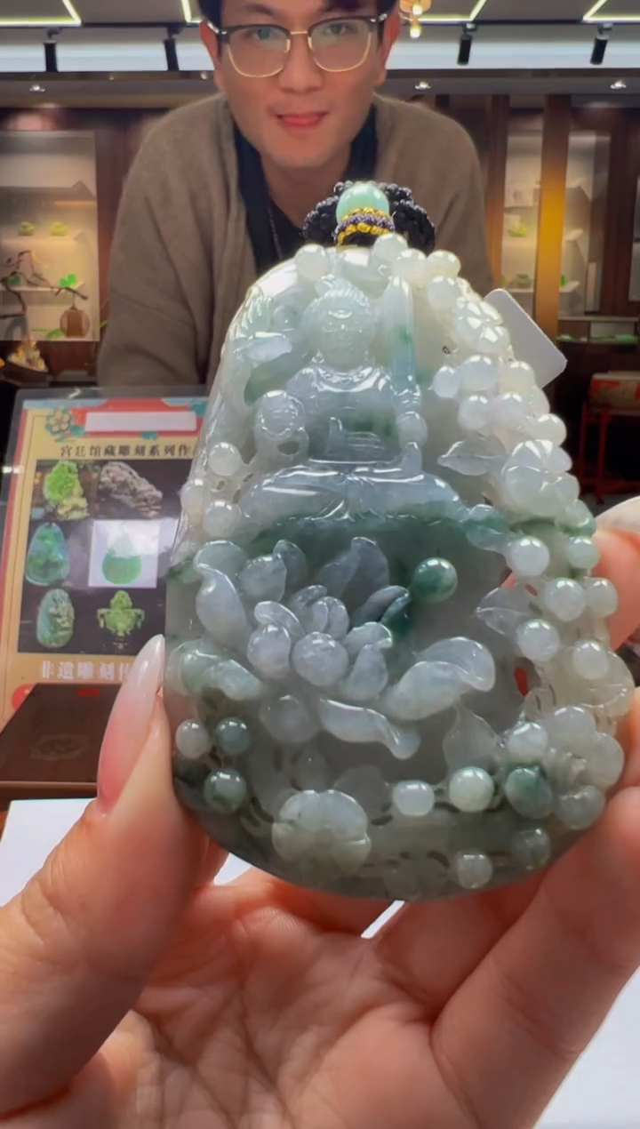 【闪购商品】定制翡翠未镶嵌Q2025-3-13-55