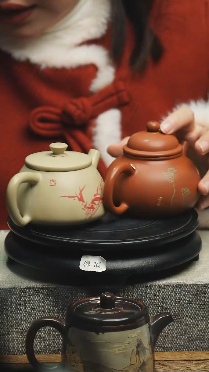 【闪购商品】壶2个建水紫陶壶微瑕77