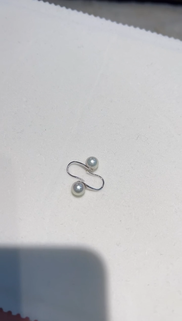 【闪购商品】海水珍珠耳钩18K金镶嵌珍珠耳钩zzxm