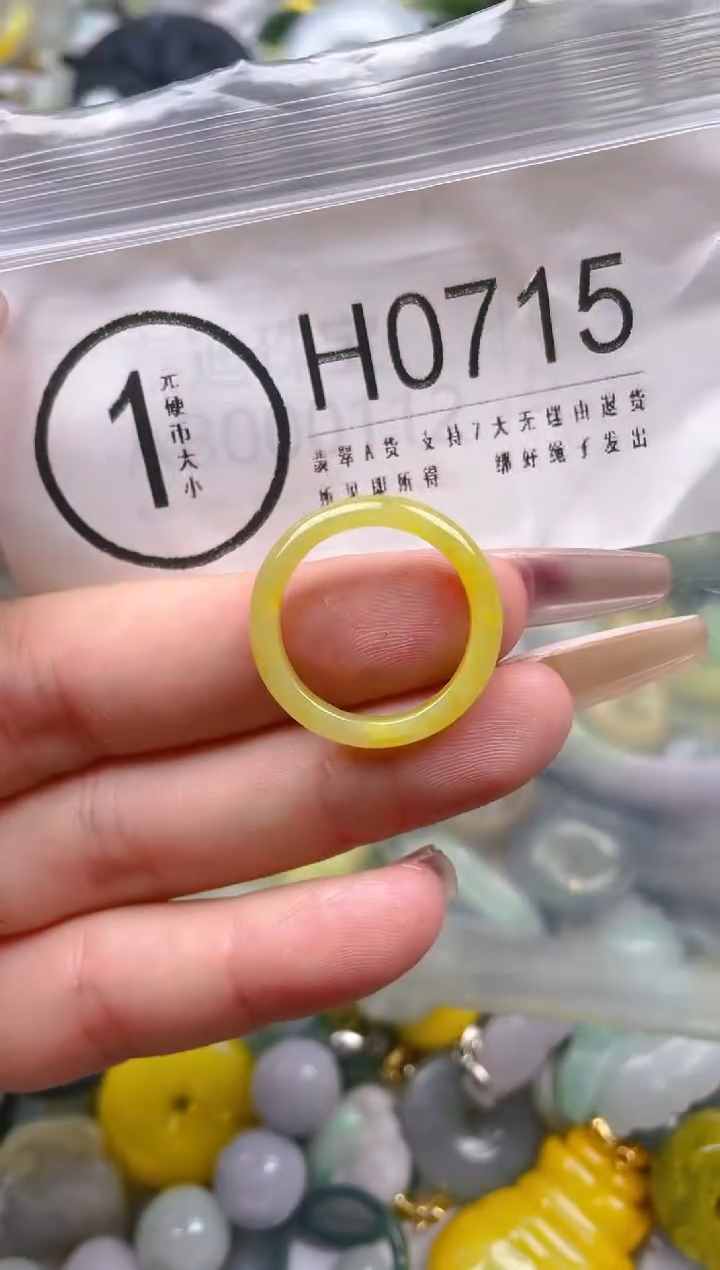 【闪购商品】翡翠颈饰未镶嵌18/H/翡翠A货一图一物