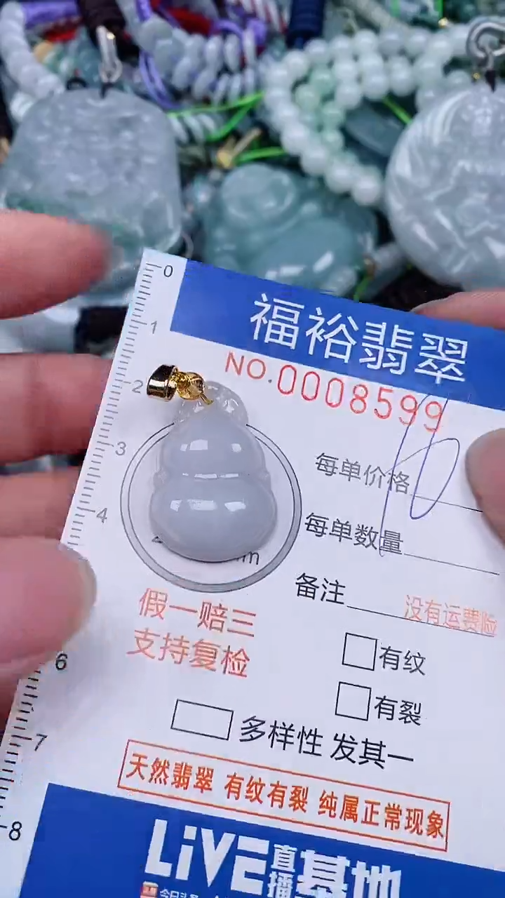 翡翠未镶嵌颈饰...0008599