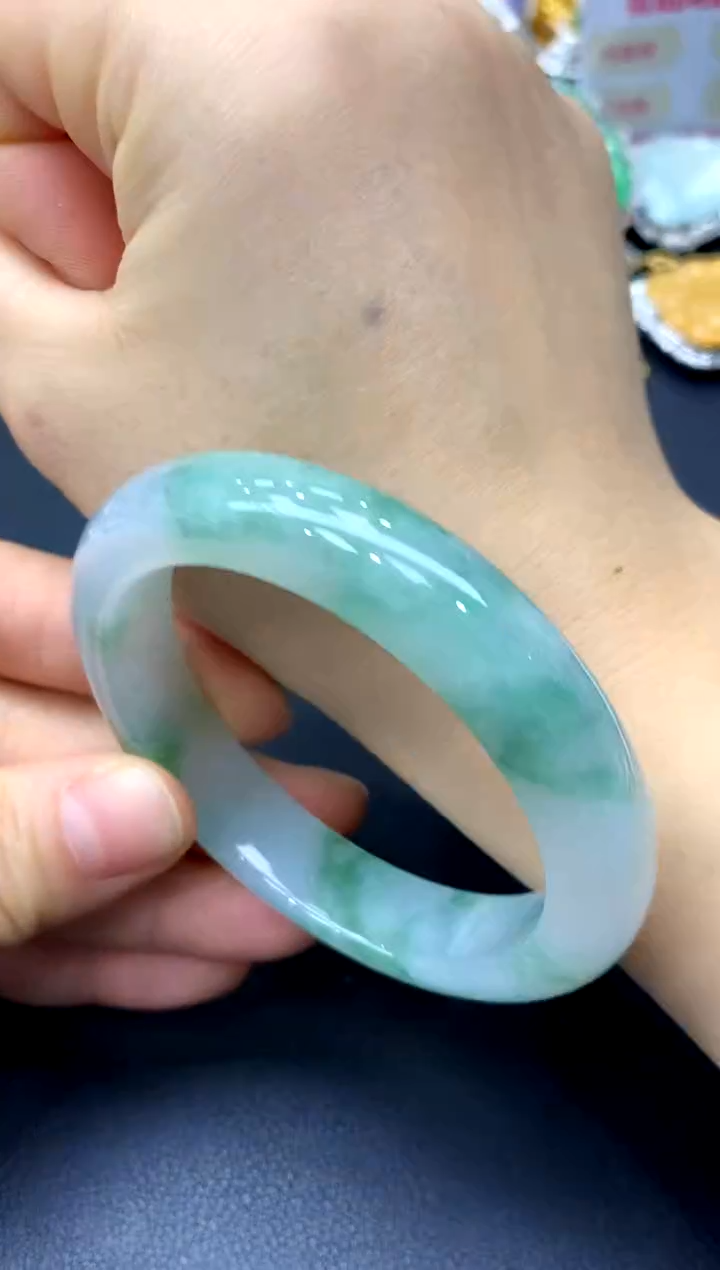 未镶嵌手镯翡翠275-中国好珍宝