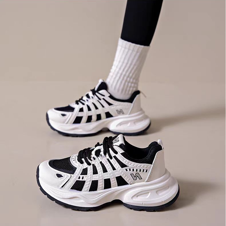 A503国潮品牌运动鞋2025网红炸街老爹鞋透网休闲板鞋F3