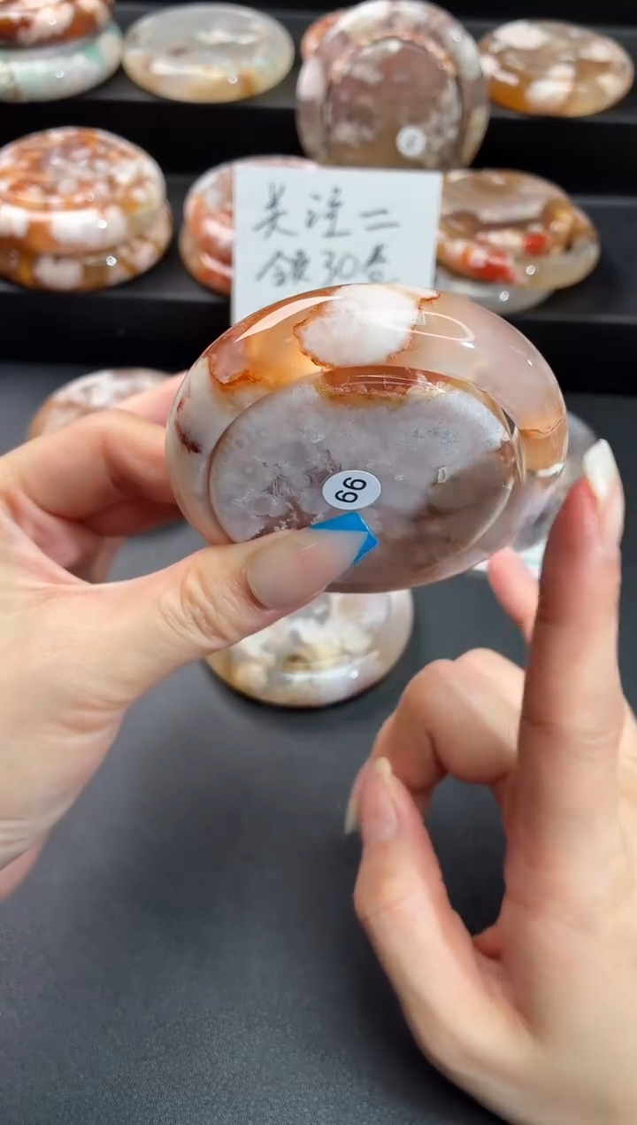 手镯玛瑙/玉髓未镶嵌石英质玉56圈55/56带(赠送镯心)