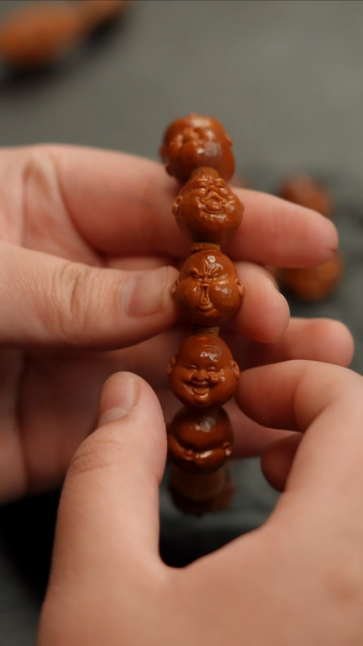 手串橄榄核简*点橄榄核