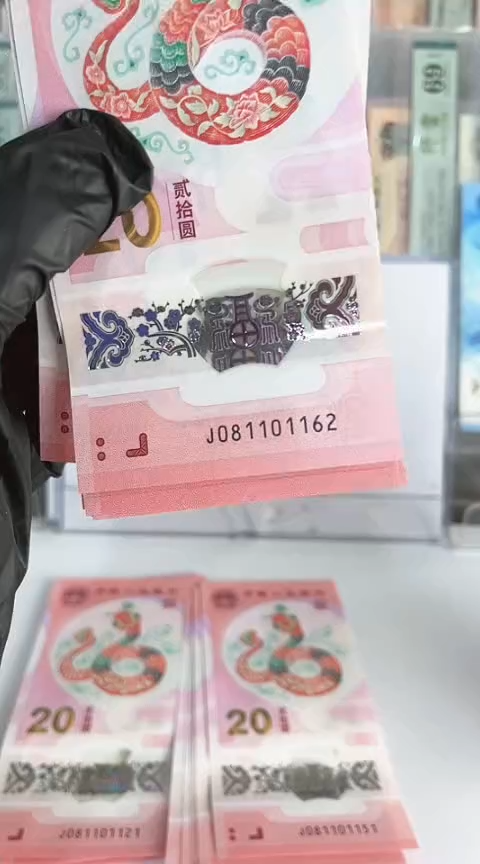 【闪购商品】塑料蛇钞包67分单张号码081101162