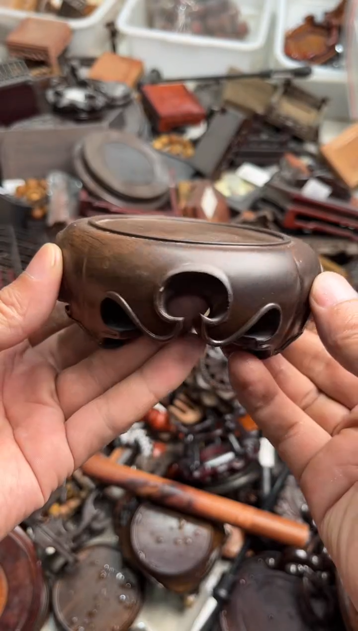 木57黑檀木如意款底座