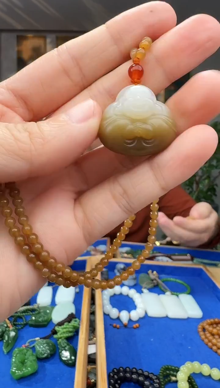 未镶嵌和田玉挂件拍一发一