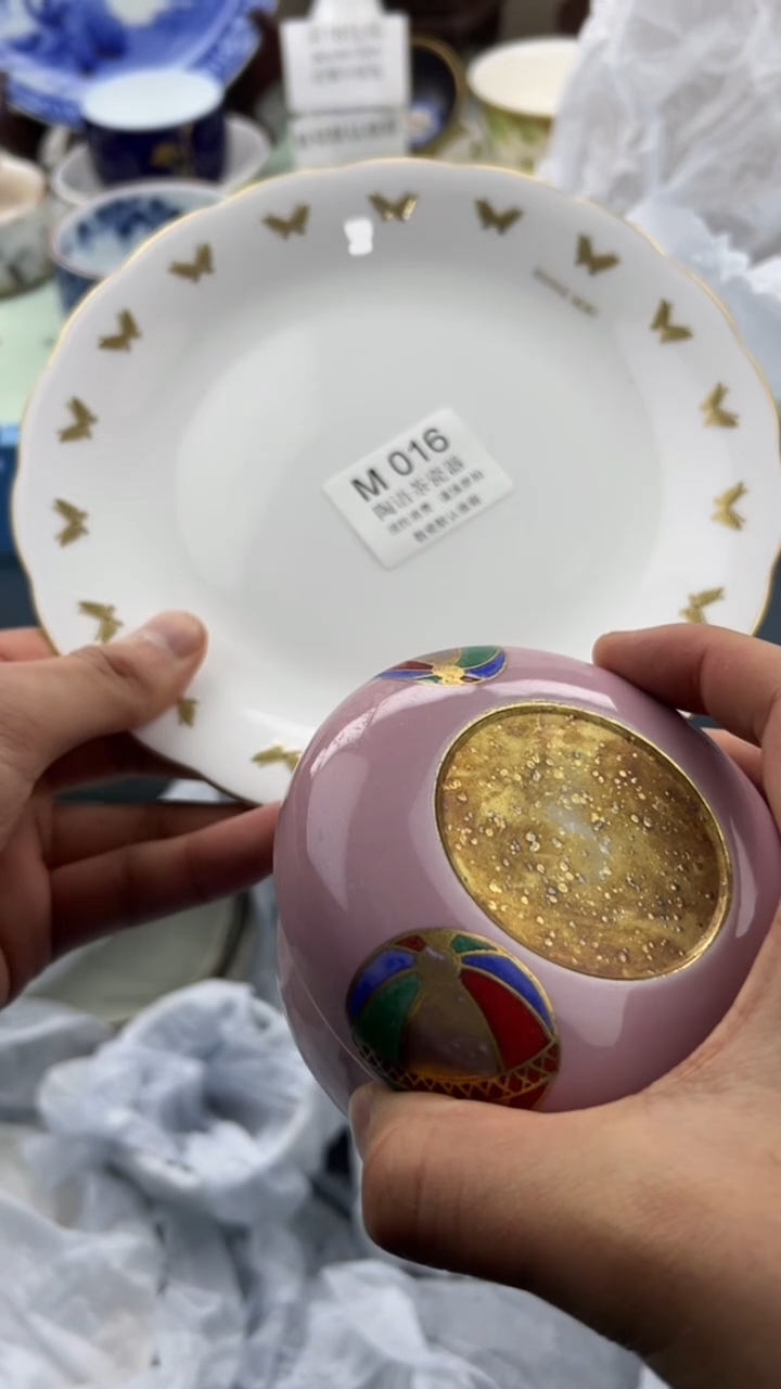 瓷片那**花        M016