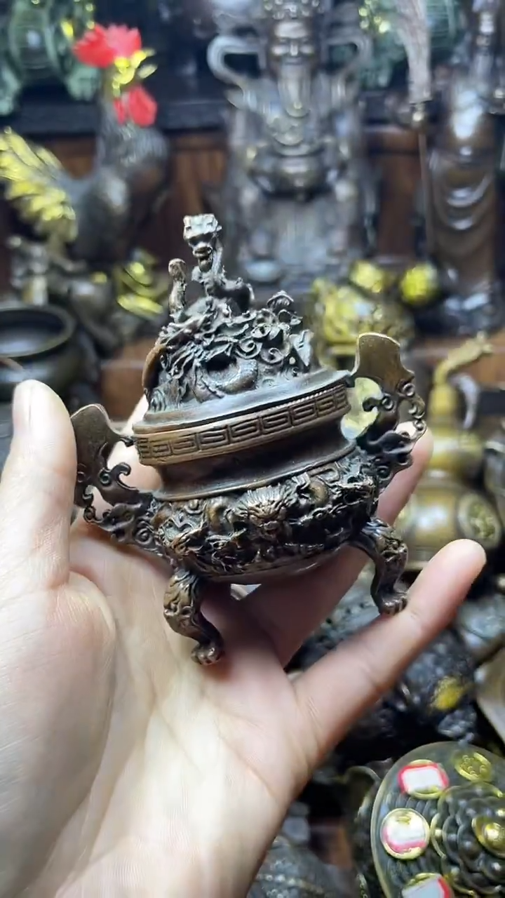 闪购链接，点击下单，有运费险，铜摆件