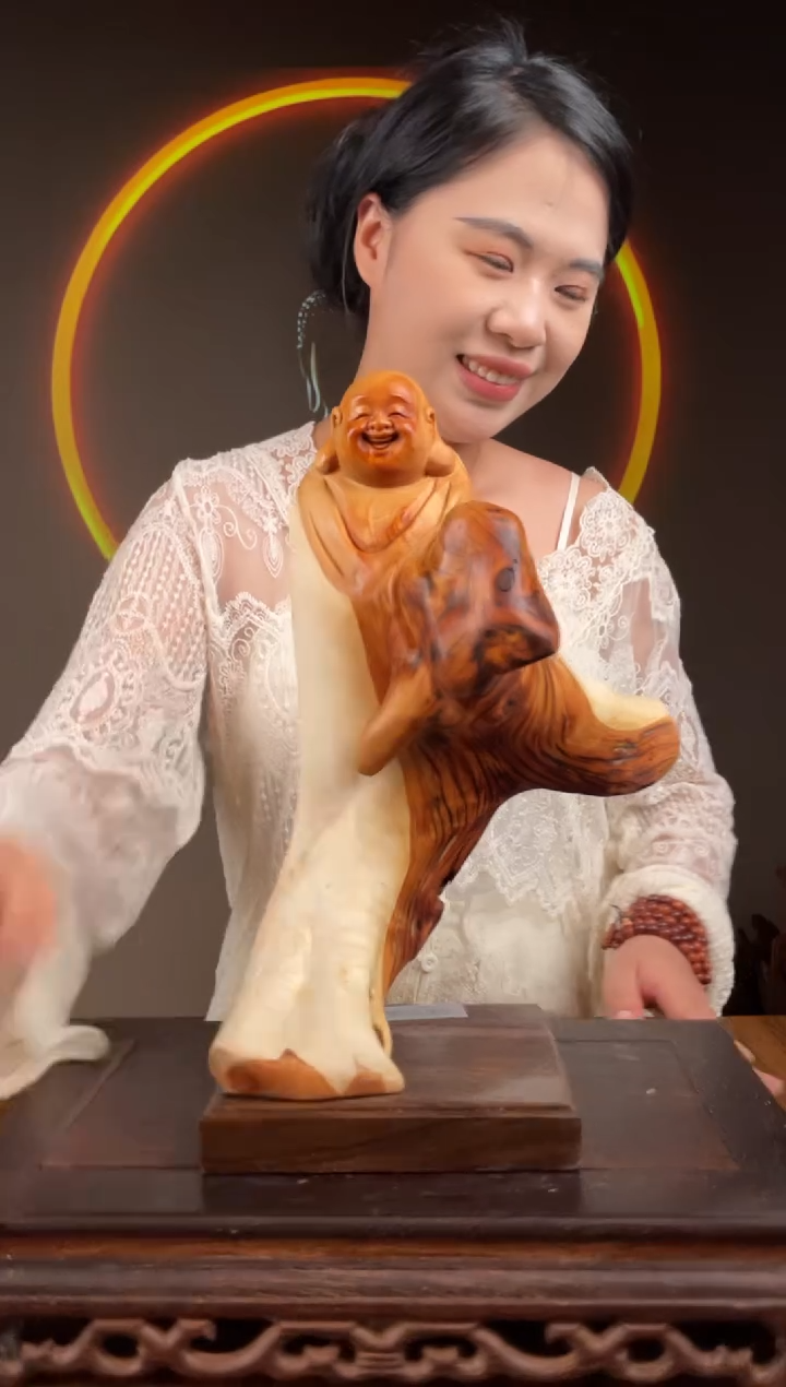 柏木（崖柏）手工摆件,先抢先得!编号:353