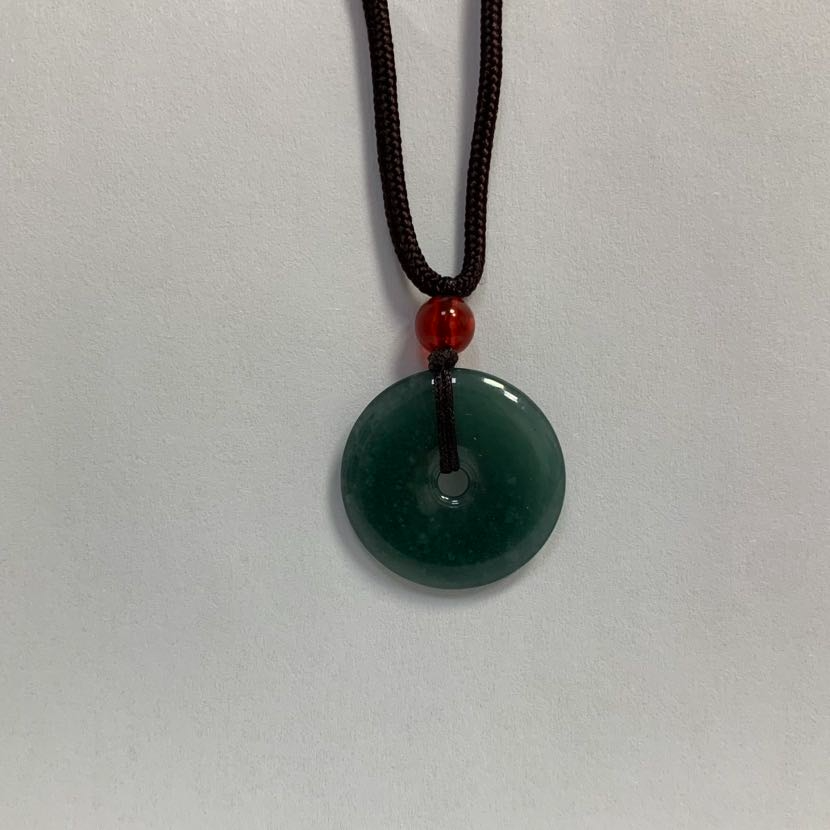 天然翡翠平安扣挂件