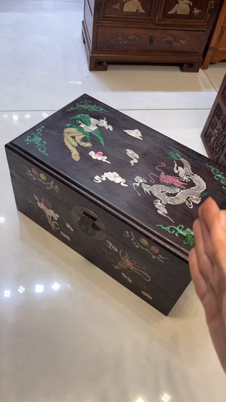【闪购商品】木龙凤呈祥 收纳箱