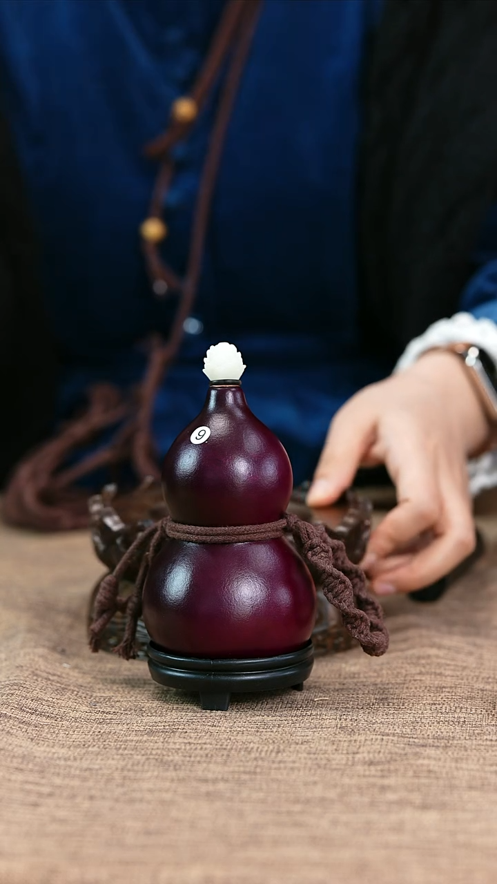 【闪购商品】9—光岳葫天然大漆酒葫芦不含莲花底座