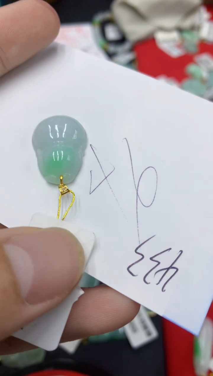 【闪购商品】翡翠颈饰18K金镶嵌号链接1111111111