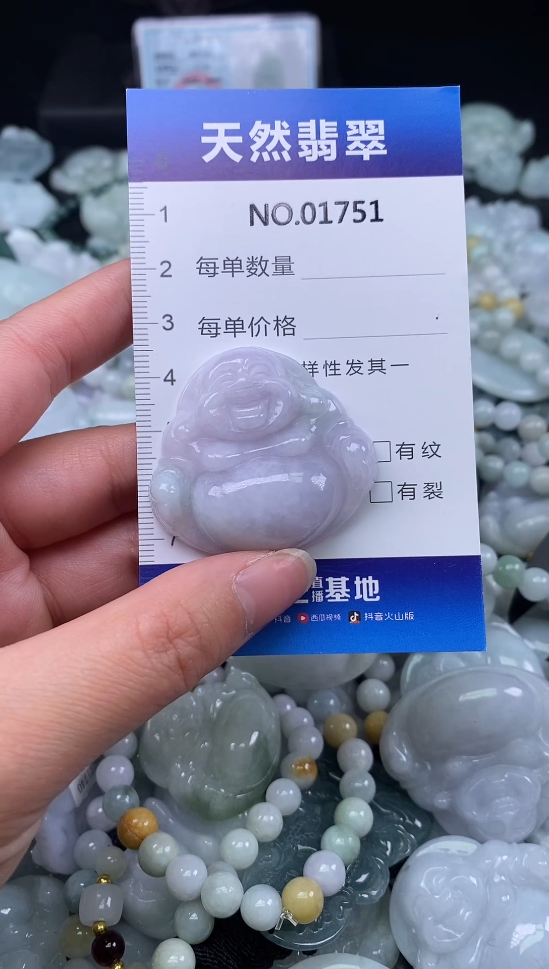 颈饰未镶嵌翡翠天然缅甸翡翠1751