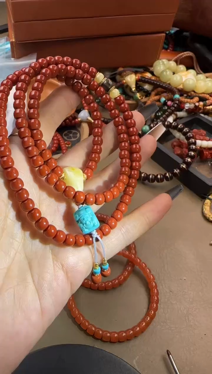 【闪购商品】南红玛瑙手串未镶嵌南红长串