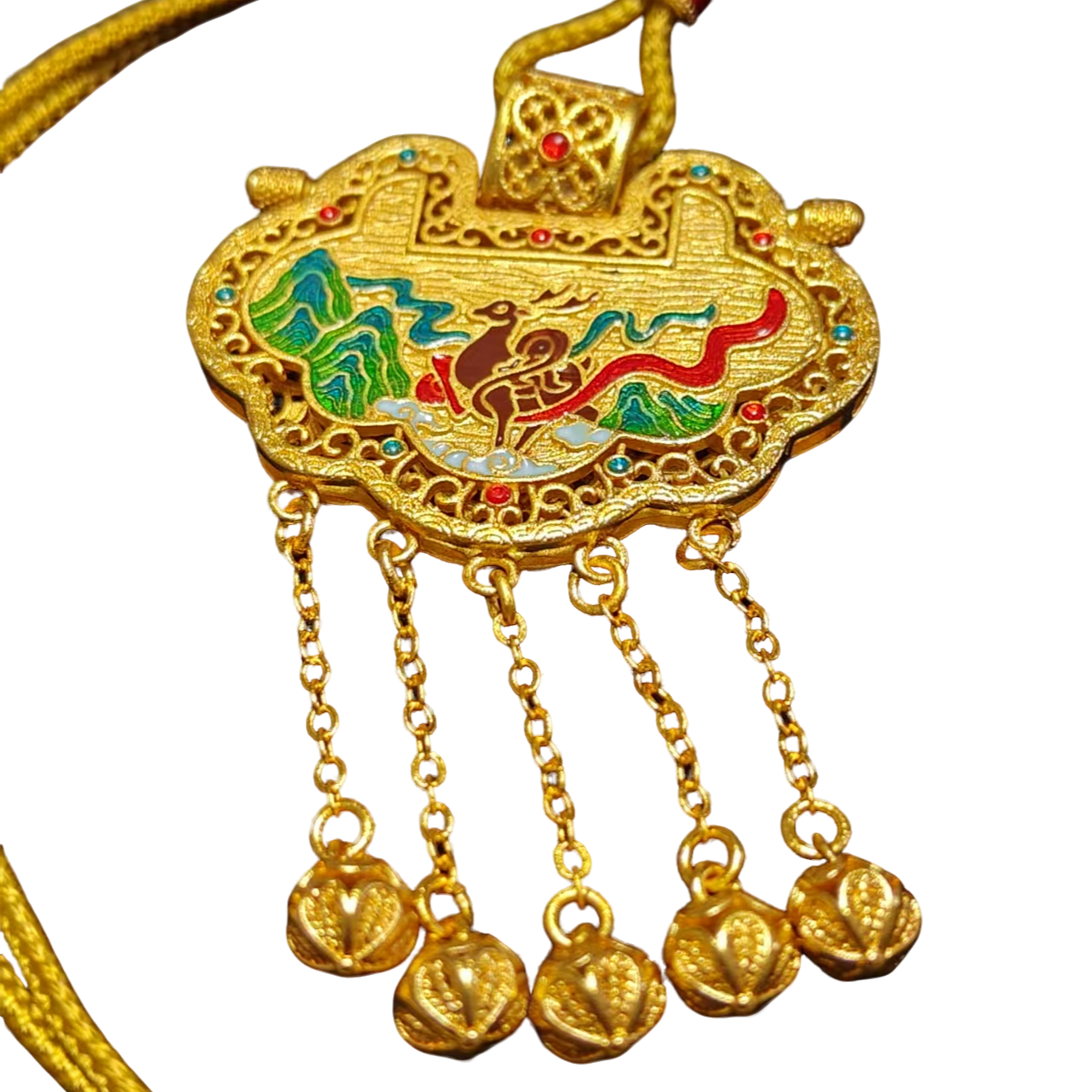 非金属珐琅吊坠 轻奢气质时尚百搭简约精致吊坠 zjd292560