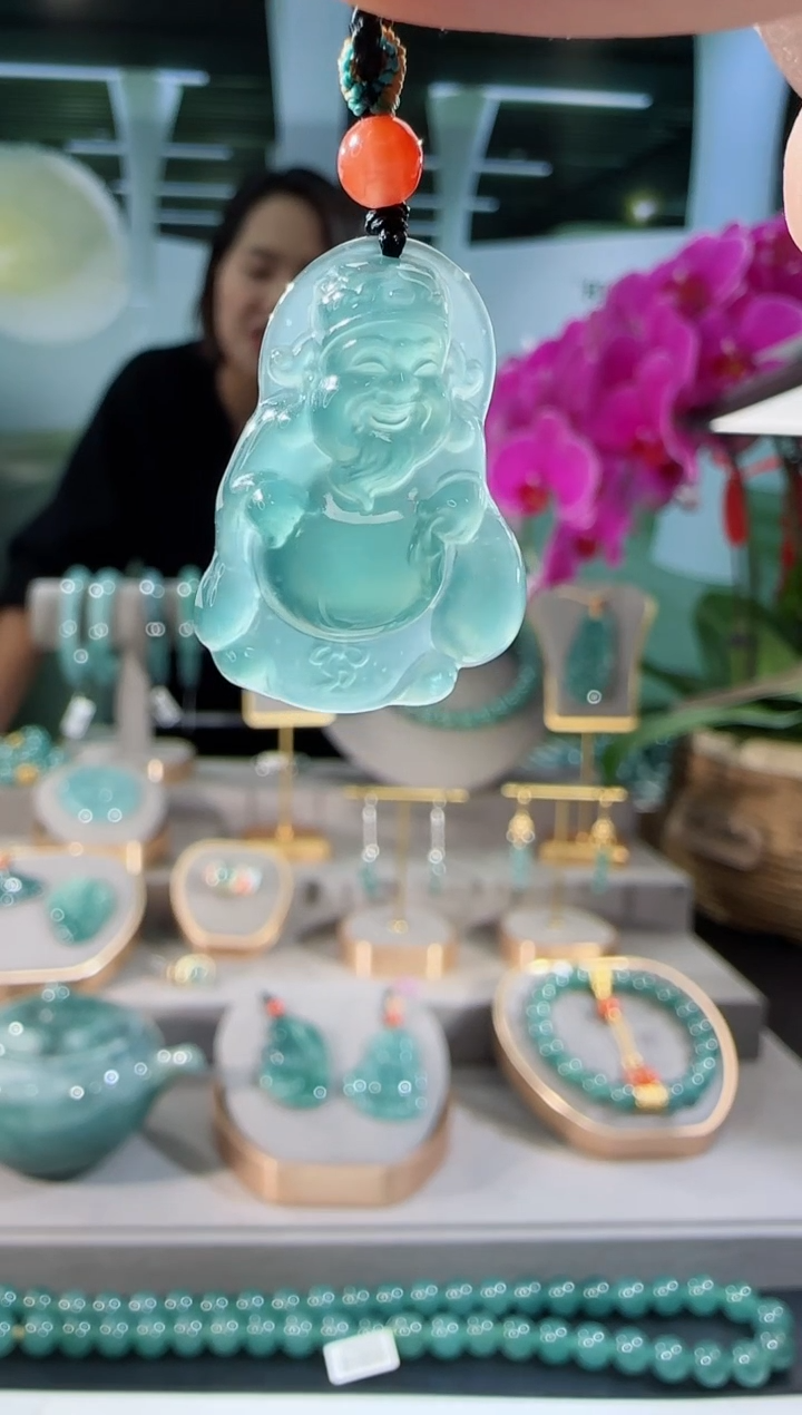 【闪购商品】翡翠吊坠(不含链)未镶嵌财神多样性发一