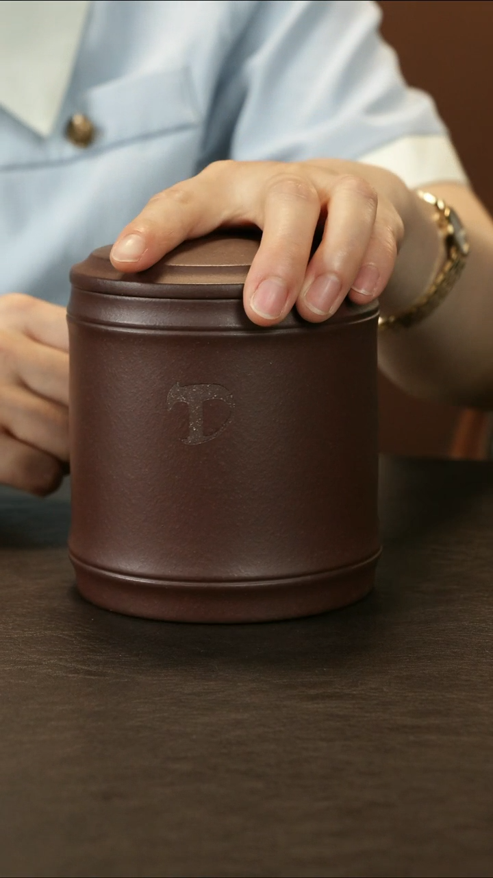 紫砂茶叶罐直播福利老紫泥茶叶罐三两装