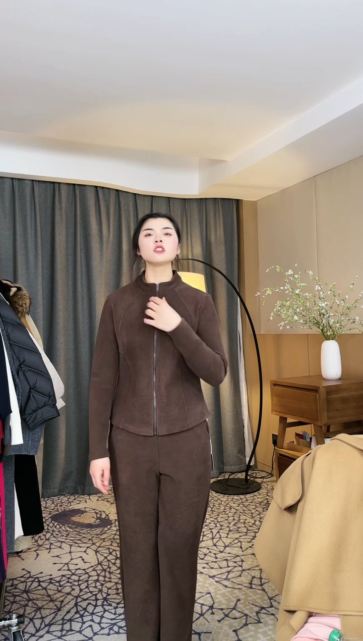 2538#高定感休闲套装 120斤内