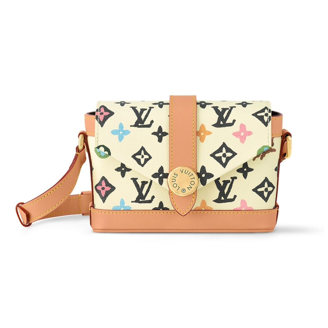 未使用 LouisVuitton/路易威登 攀攀Tyler迷你 邮差包 米白色
